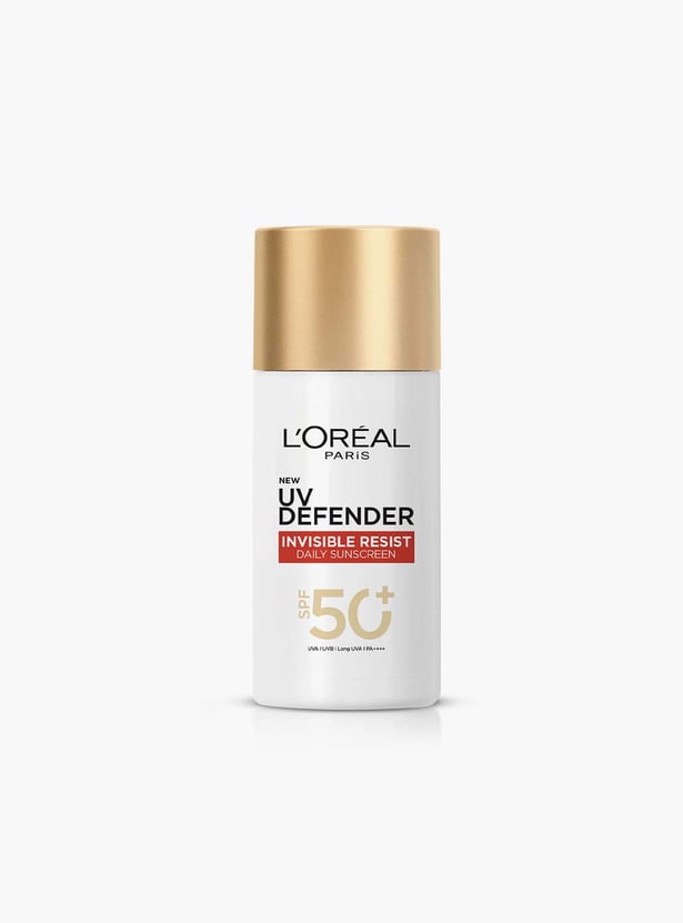 L'OREAL PARIS UV Defender Invisible Resist Daily Sunscreen SPF50+ PA++++ - 50 ml