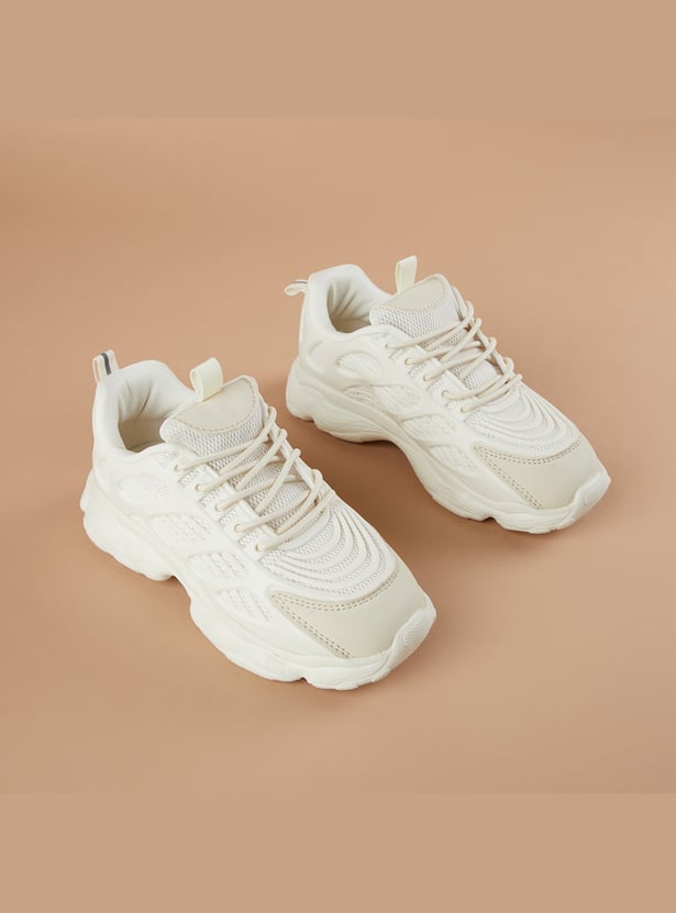 FAME FOREVER Boys Panelled Low Top Sneakers