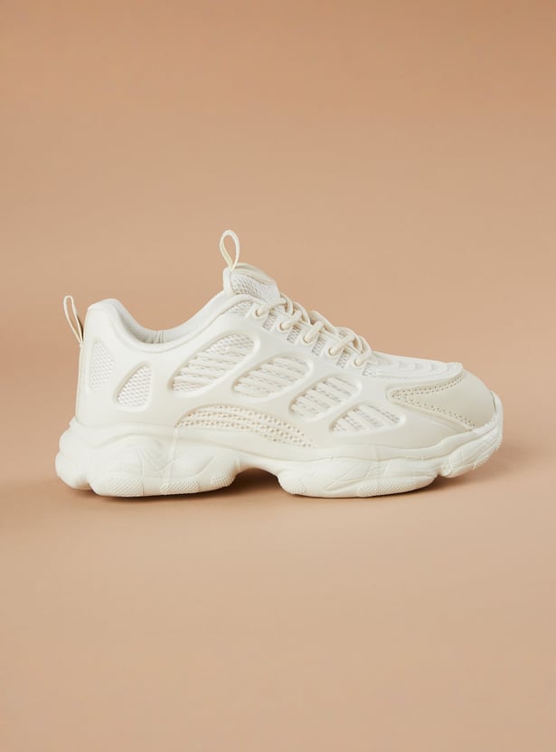 FAME FOREVER Boys Panelled Low Top Sneakers