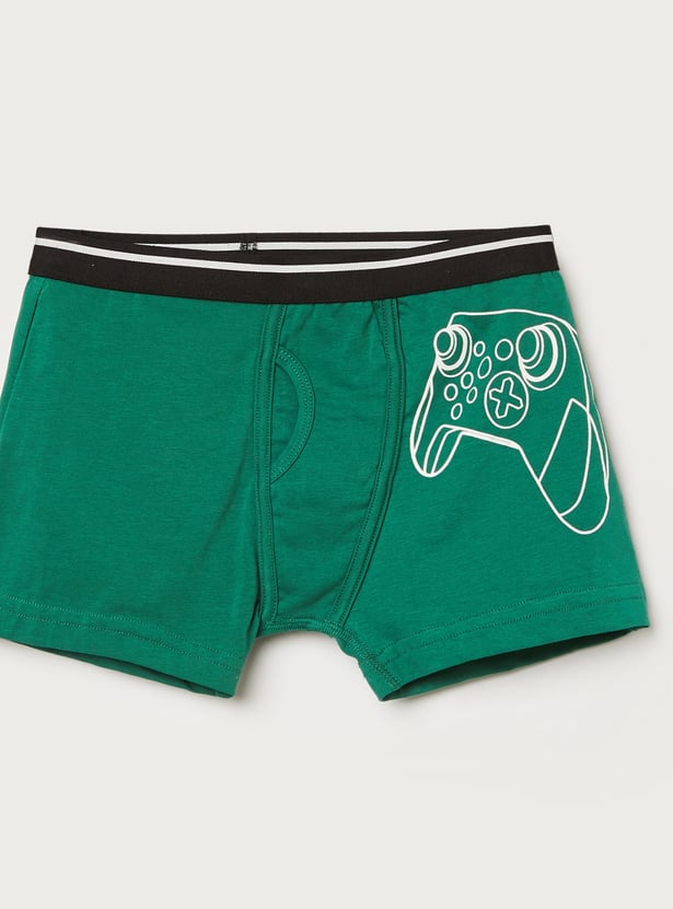 FAME FOREVER Boys Assorted Trunks - Pack of 2
