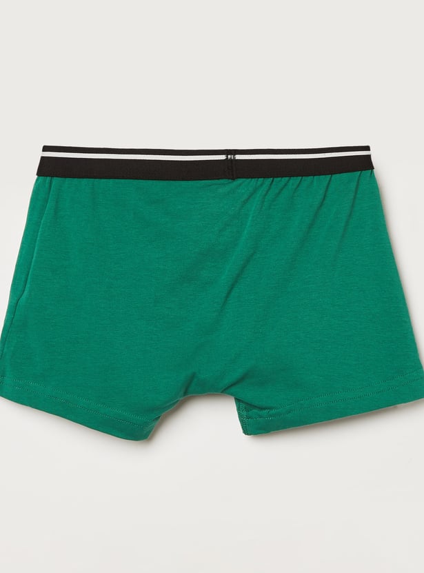 FAME FOREVER Boys Assorted Trunks - Pack of 2