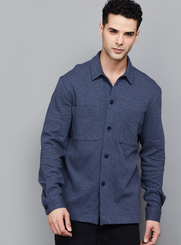 CELIO Solid Regular Fit Shacket