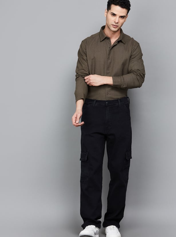 CELIO Solid Regular Fit Shirt