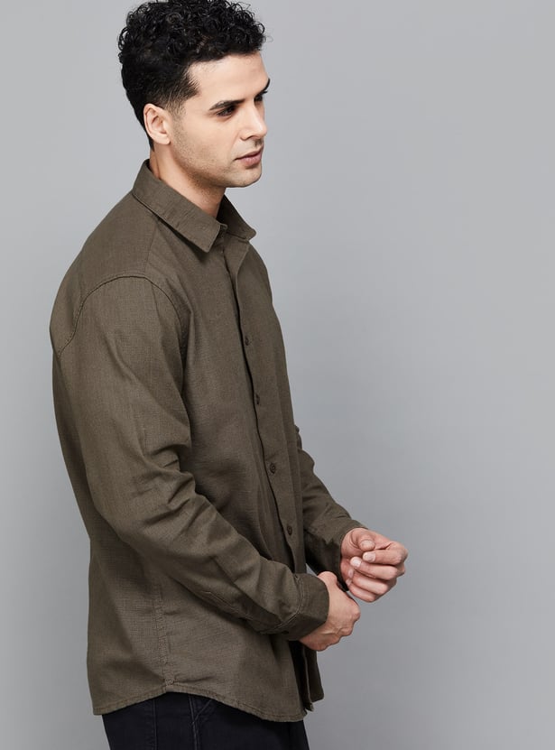 CELIO Solid Regular Fit Shirt