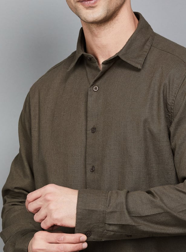 CELIO Solid Regular Fit Shirt