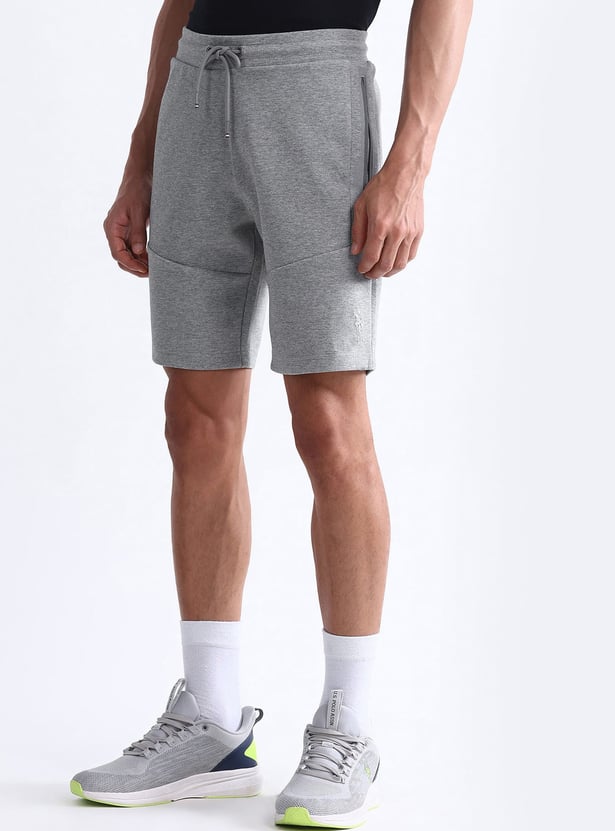 US POLO ASSN Heathered Slim Fit Shorts