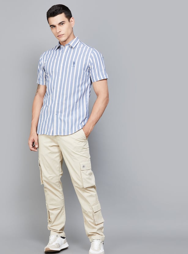 U.S. POLO ASSN. Striped Regular Fit Shirt