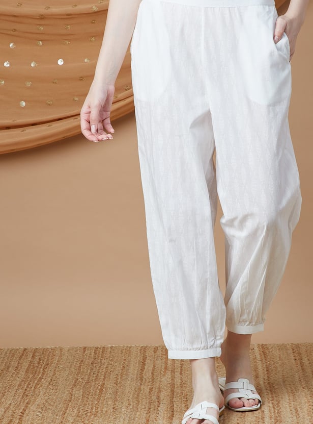 MELANGE Printed Straight Kurta Set