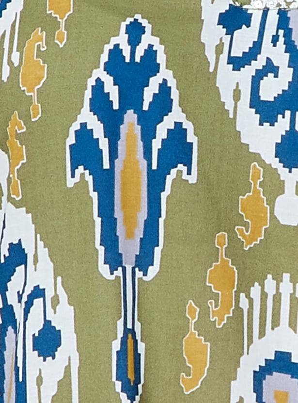 MELANGE Printed Straight Kurta Set