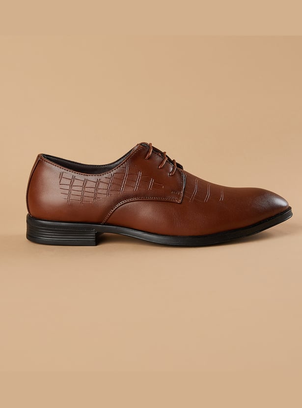 CODE Textured Derby Shoes