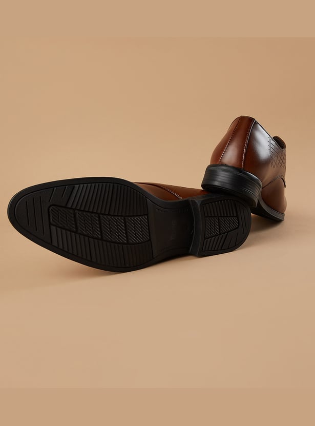 CODE Textured Derby Shoes