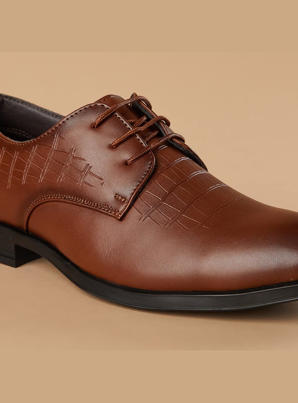 CODE Textured Derby Shoes