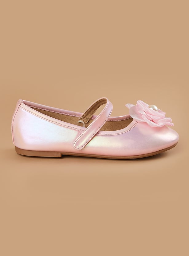 FAME FOREVER Girls Embellished Ballerinas