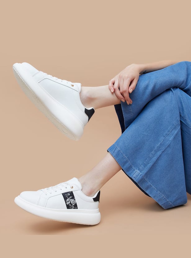 GINGER Floral Print Sneakers