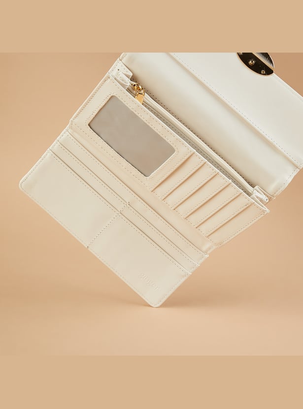 GINGER Textured Three Fold Wallet