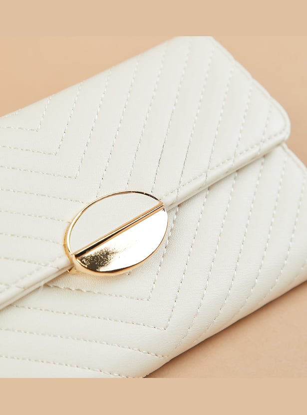 GINGER Textured Three Fold Wallet