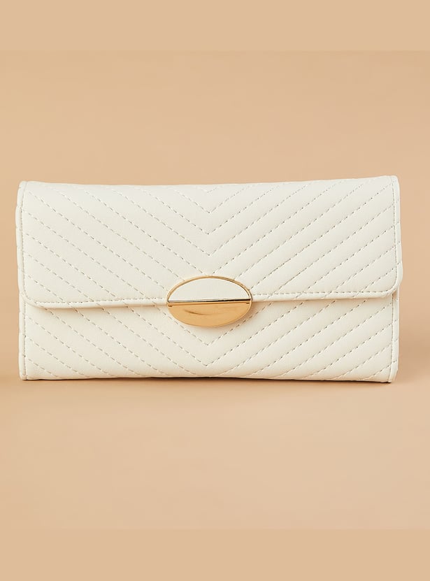 GINGER Textured Three Fold Wallet