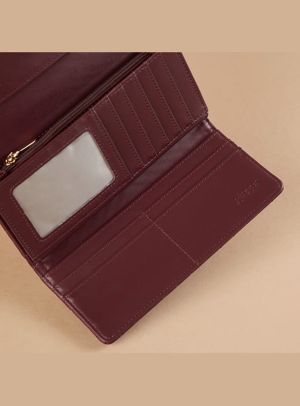 GINGER Textured Three Fold Wallet