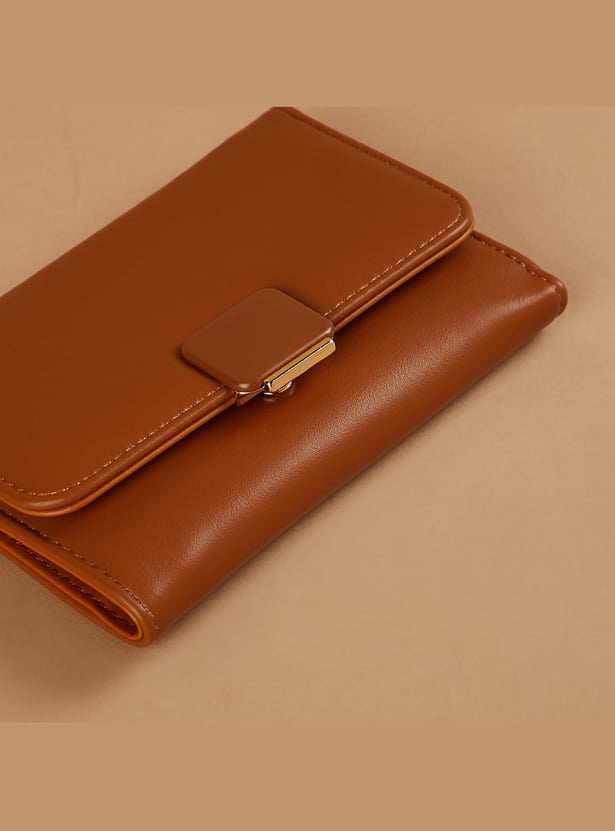 GINGER Solid Tri-Fold Wallet