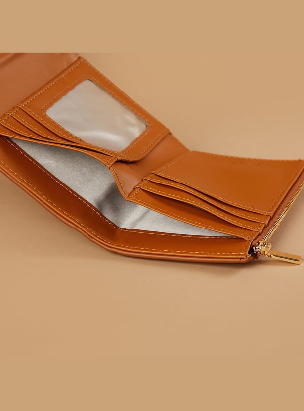 GINGER Solid Tri-Fold Wallet