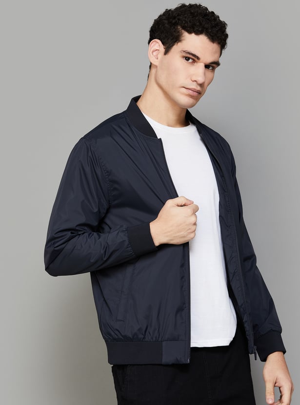INDIAN TERRAIN Solid Bomber Jacket