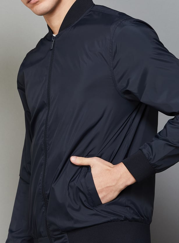 INDIAN TERRAIN Solid Bomber Jacket