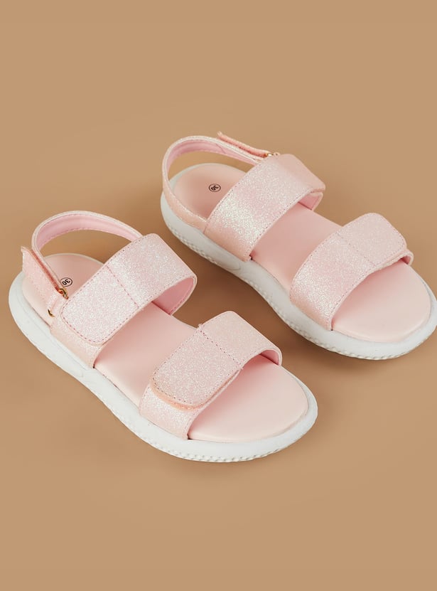 FAME FOREVER Girls Textured Sandals