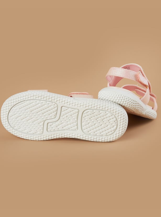 FAME FOREVER Girls Textured Sandals