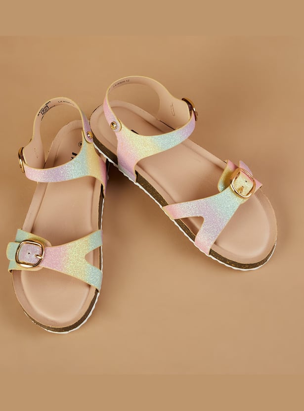 FAME FOREVER Girls Glitter Sandals