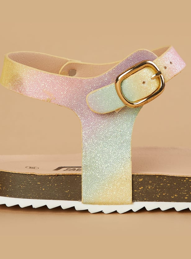 FAME FOREVER Girls Glitter Sandals