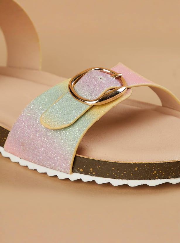 FAME FOREVER Girls Glitter Sandals