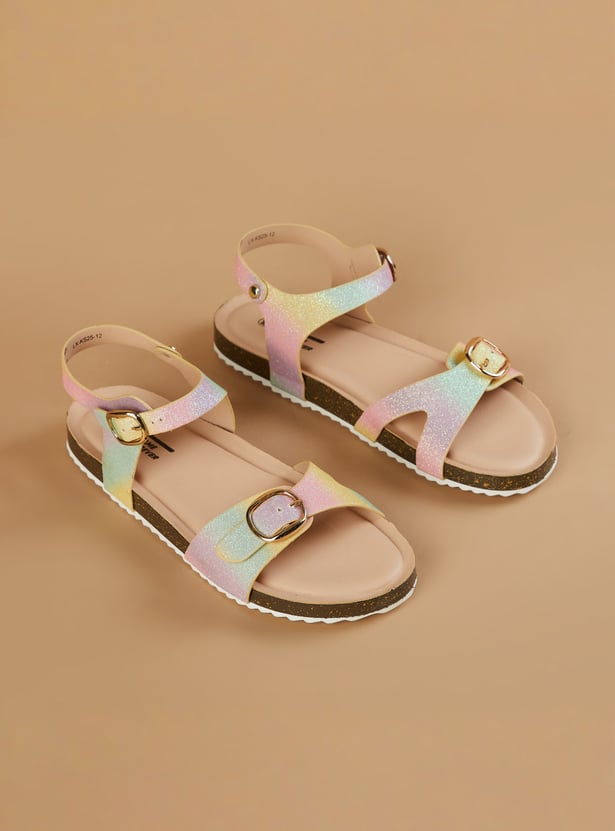 FAME FOREVER Girls Glitter Sandals