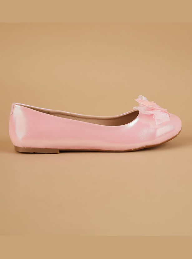 FAME FOREVER Girls Butterfly Charm Ballerinas