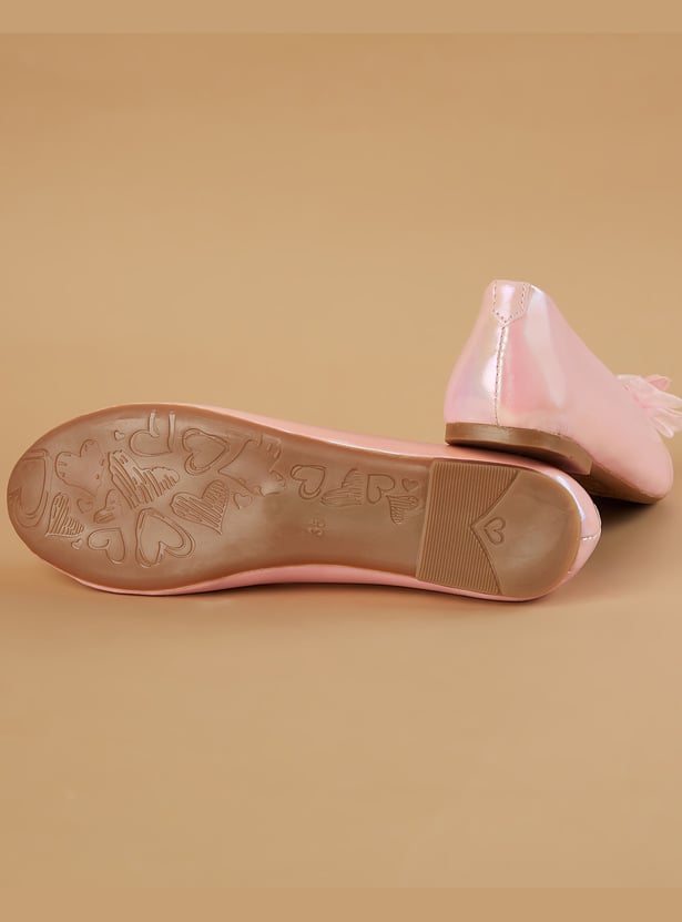 FAME FOREVER Girls Butterfly Charm Ballerinas