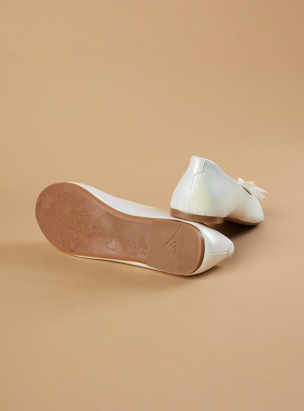FAME FOREVER Girls Butterfly Charm Ballerinas
