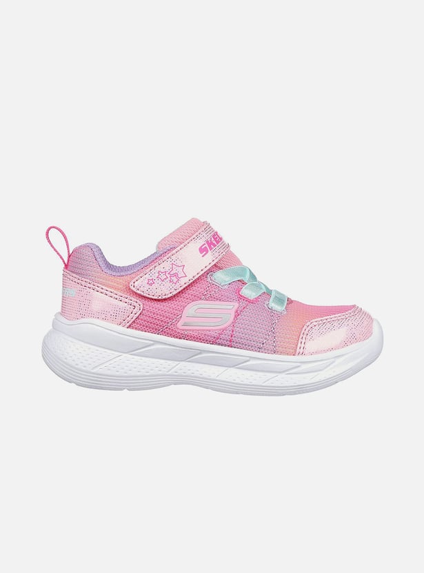 SKECHERS Girls Snap Sprints 2 Velcro Shoes