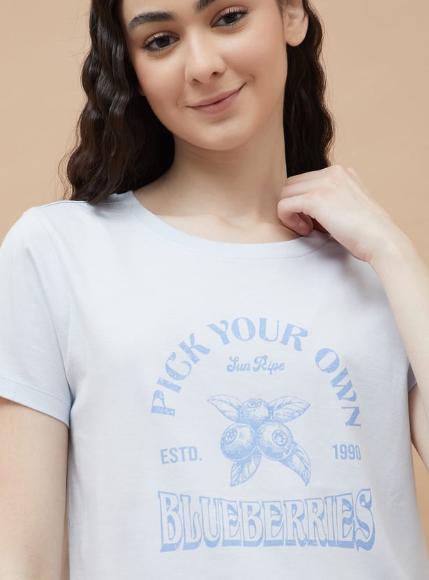 GINGER Printed Loungewear T-shirt