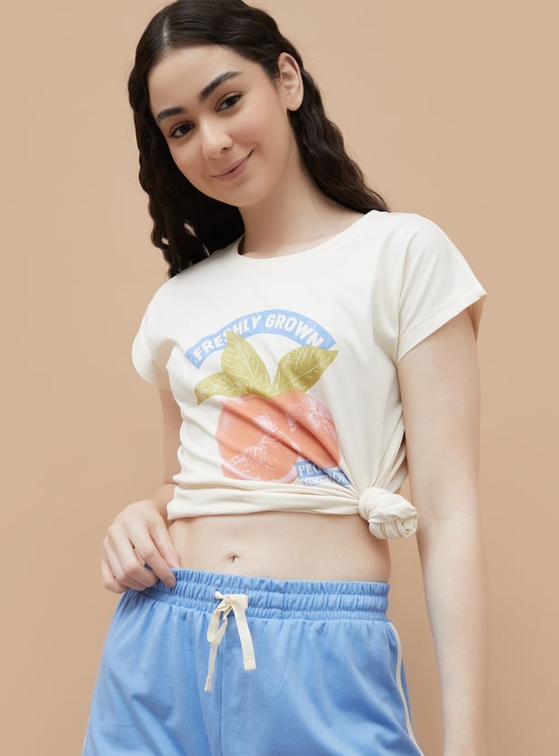 GINGER Printed Lounge T-shirt