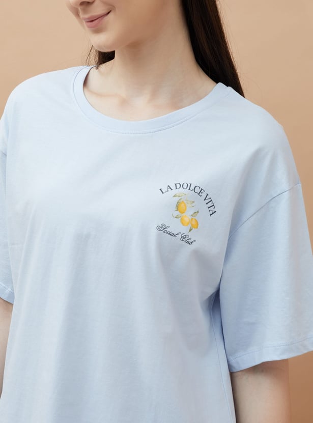 GINGER Back Print Lounge T-shirt