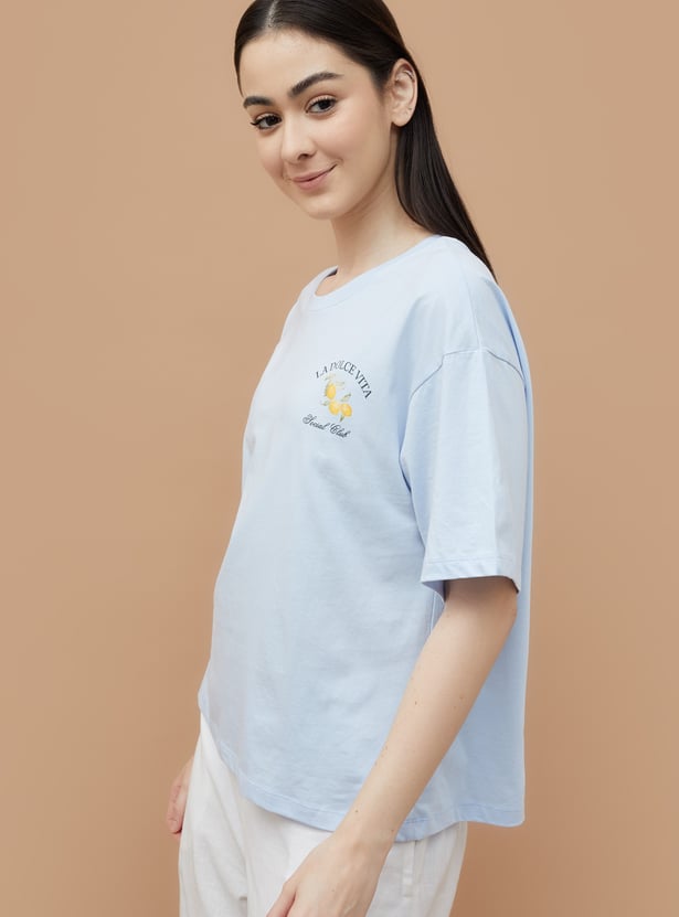 GINGER Back Print Lounge T-shirt