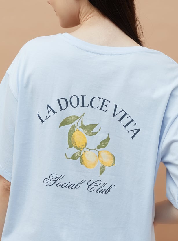GINGER Back Print Lounge T-shirt