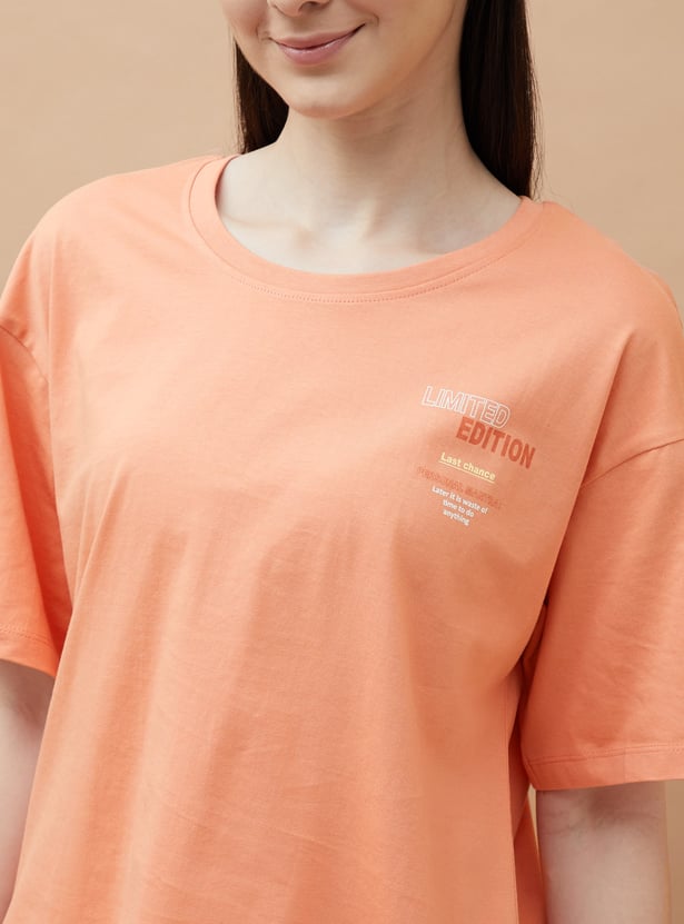 GINGER Back Print Lounge T-shirt