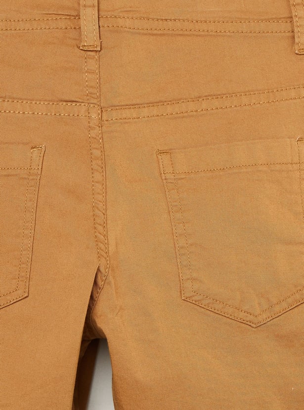 FAME FOREVER Boys Solid Cargo Shorts
