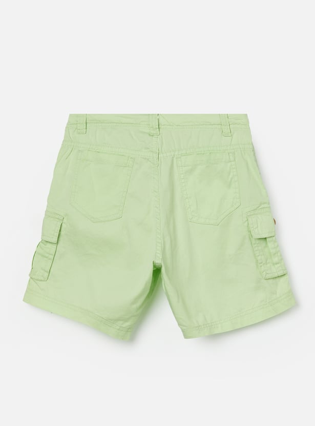 FAME FOREVER Boys Solid Cargo Shorts