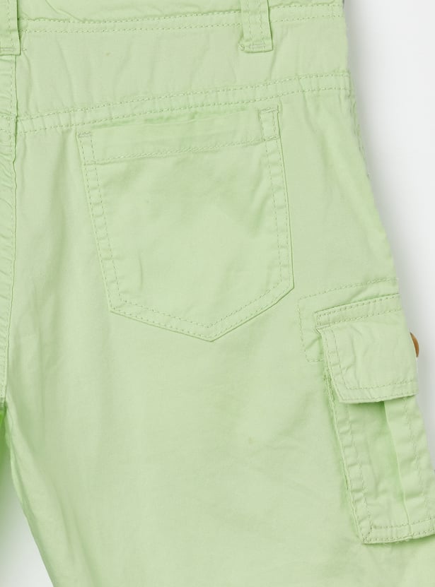 FAME FOREVER Boys Solid Cargo Shorts