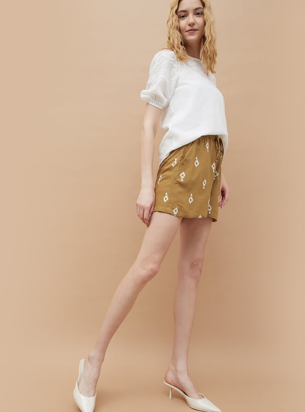 FAME FOREVER Printed Shorts
