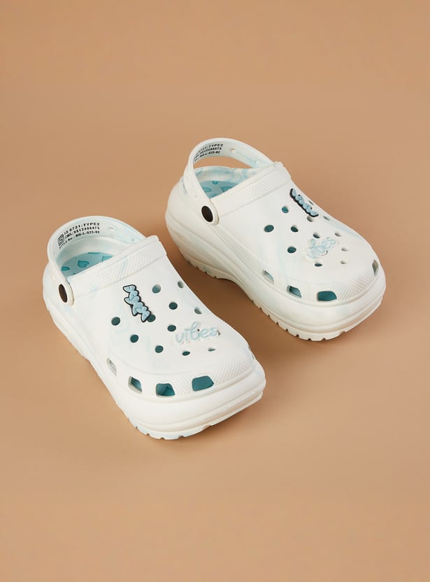 GINGER Printed Clogs with Charms