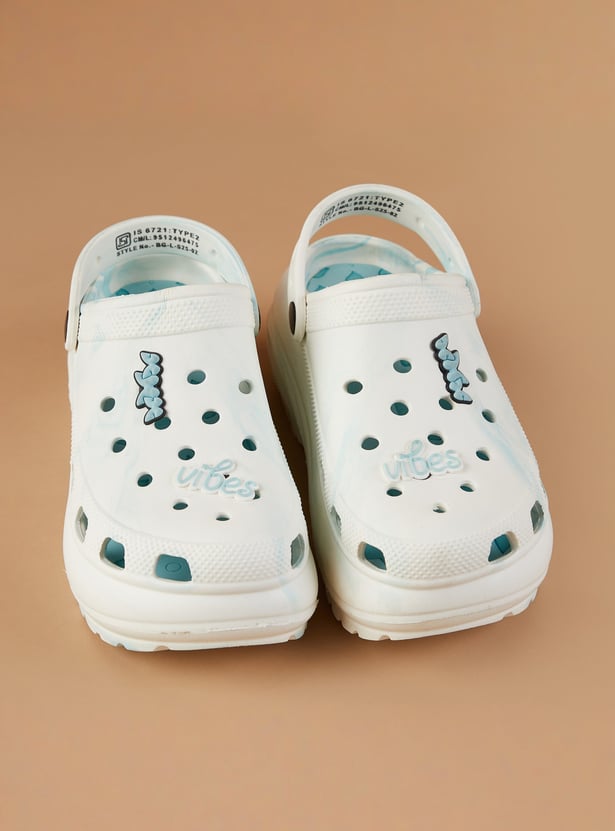 GINGER Printed Clogs with Charms