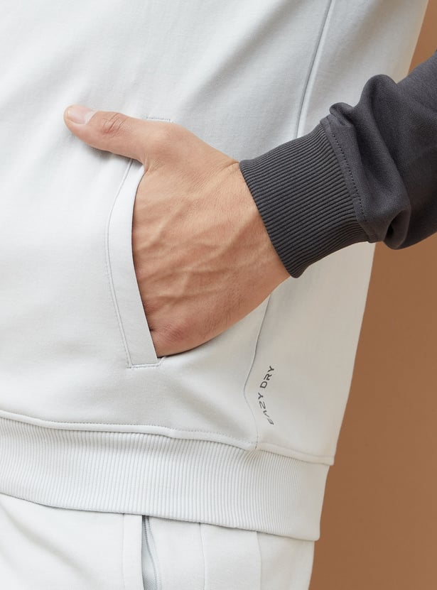 FAME FOREVER ACTIVE Colourblock Zip-Up Sports Jacket