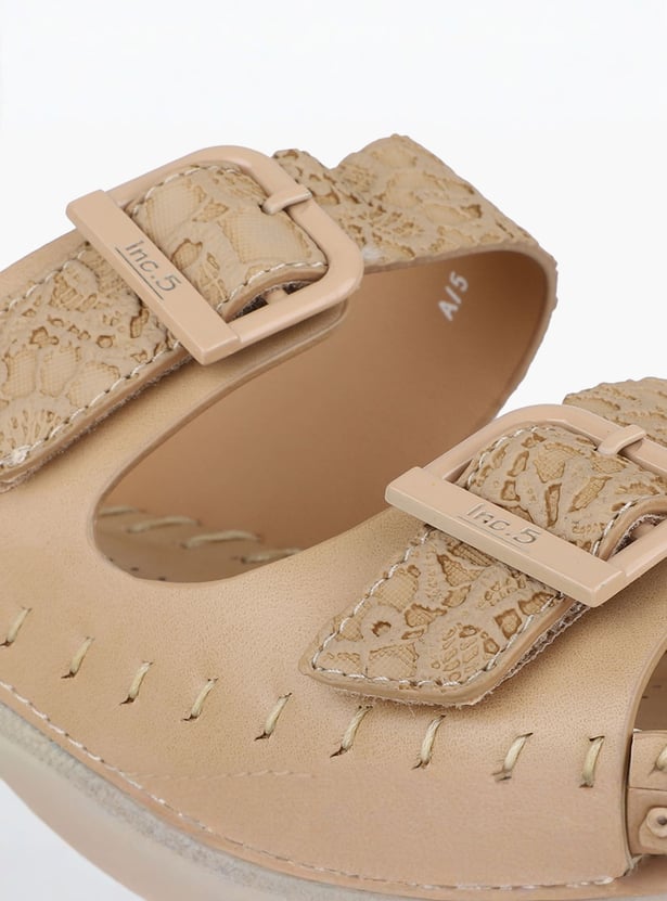 INC.5 Patterned Platform Sandals